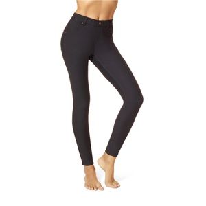 Hue black jeggings size S